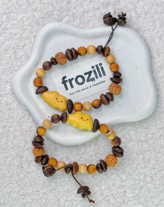 Handmade Coffee Bean Bracelet - frozili|Curiously Icy Candy