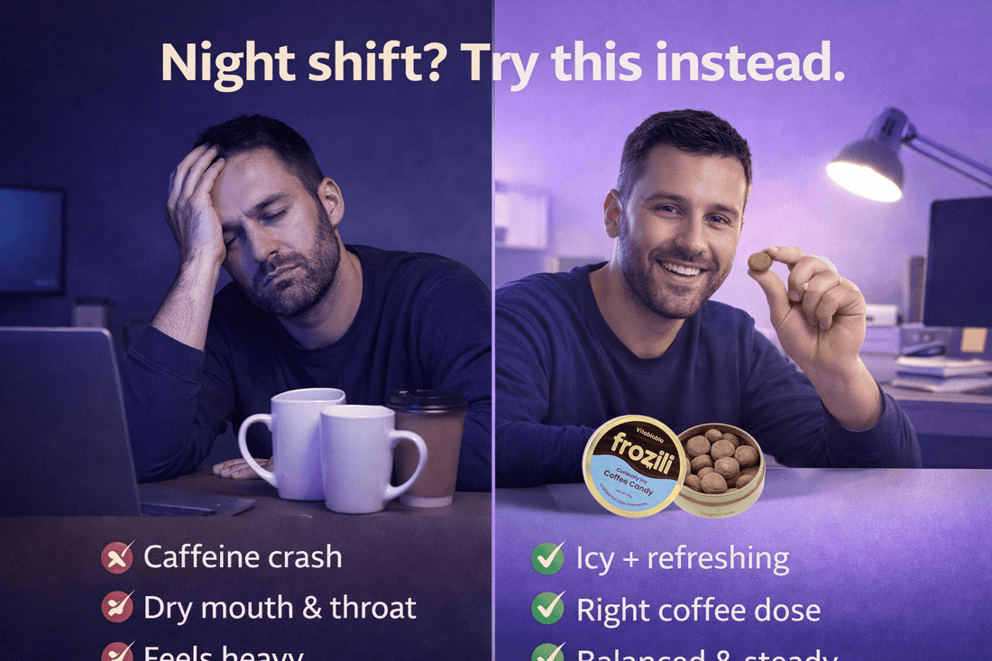 Night Shift Survival: How to Stay Fresh Without Caffeine Overload - frozili｜Curiously Icy Candy