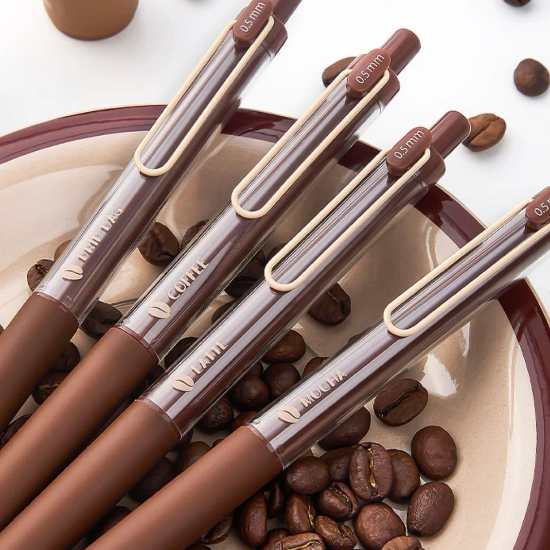Scented Coffee Gel Pen (Set of 4)