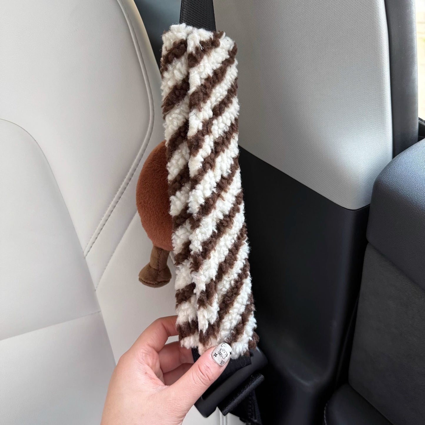 Coffee Bean Seatbelt Shoulder Pad