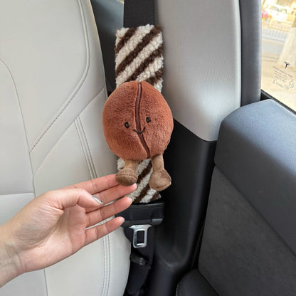 Coffee Bean Seatbelt Shoulder Pad