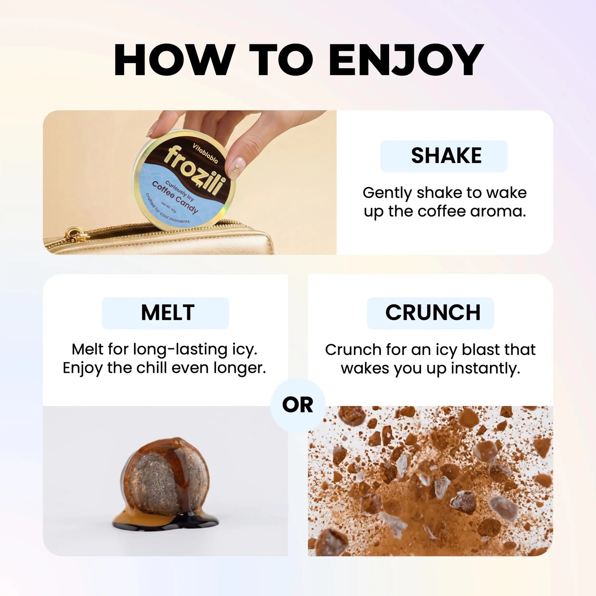 Curiously Icy Coffee Candy | Real Arabica | Icy Clarity - frozili｜Curiously Icy Candy