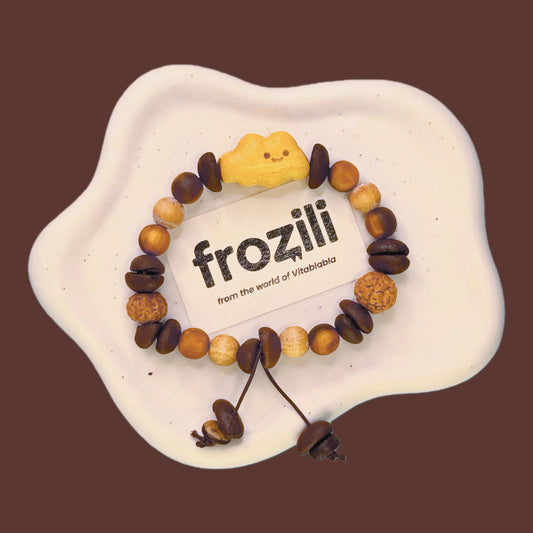 Handmade Coffee Bean Bracelet - frozili｜Curiously Icy Candy