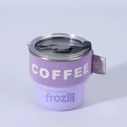 Stainless Steel Coffee Mug with Straw (280ml) - Vitablabla